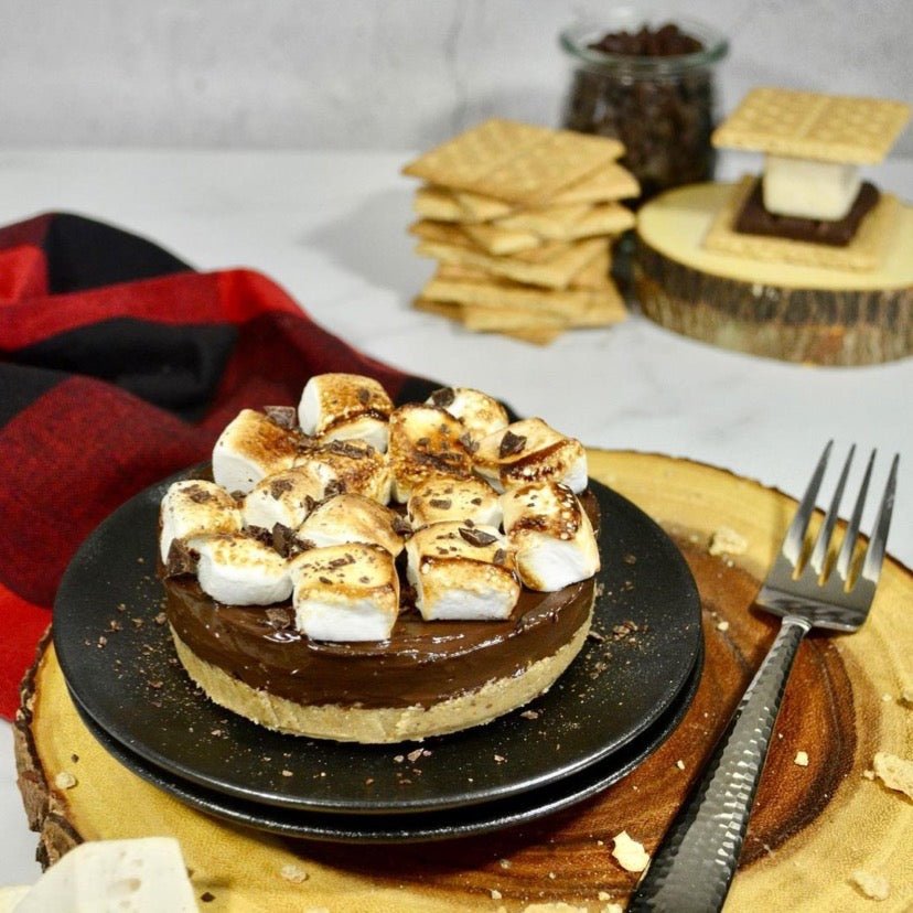 Healthy S’mores Pudding Pie